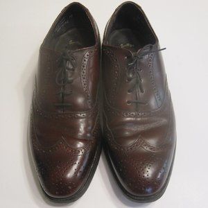 Sanitized Comfort Plus Burgandy Oxfords Size 9.5C